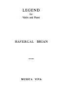 Brian H: Legend:  Violin & Piano