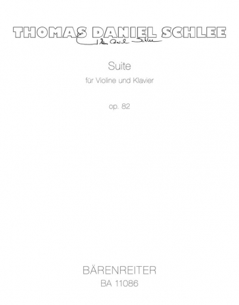Suite for Violine and Piano Op.82 (Barenreiter)