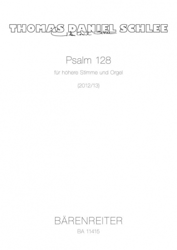 Psalm 128 for High Voice & Organ (Barenreiter)