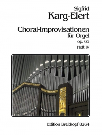 Chorale Improvisation: Op.65: Vol.4  Organ (Breitkopf )