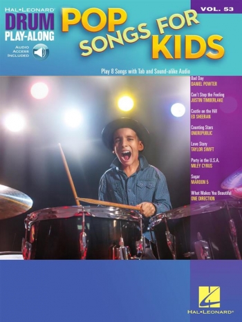 Drum Play-Along Volume 53: Pop Songs For Kids