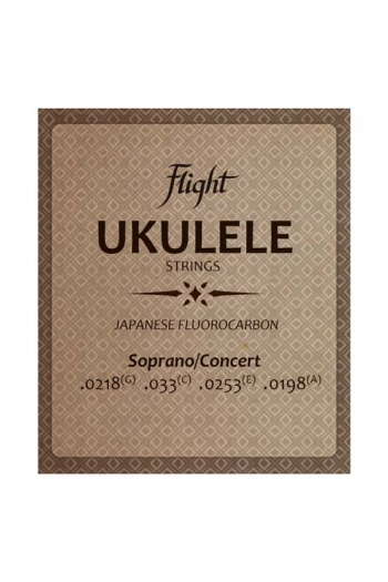 Flight Fluorocarbon Soprano / Concert Ukulele String Set