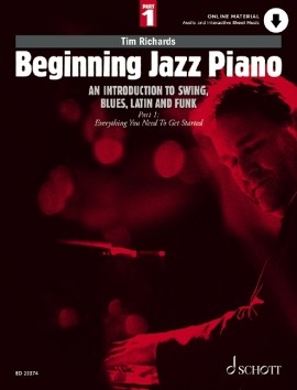 Beginning Jazz Piano: Book & Audio (Schott)
