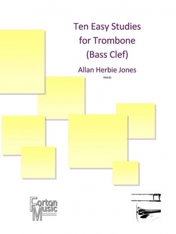 10 Easy Studies For Trombone Bass Clef (Forton)