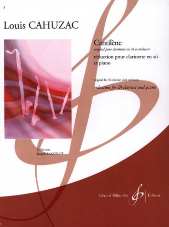 Cantilene: Clarinet & Piano (Billaudot)