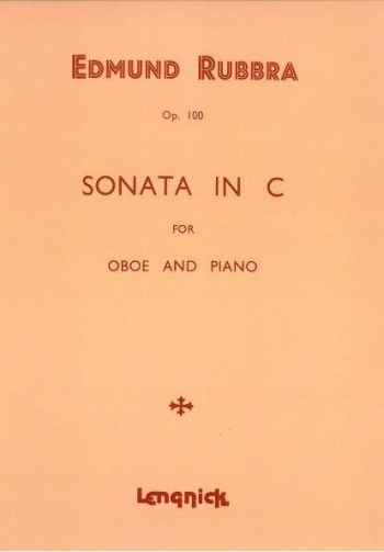 Sonata In C For Oboe & Piano (Lengnick)