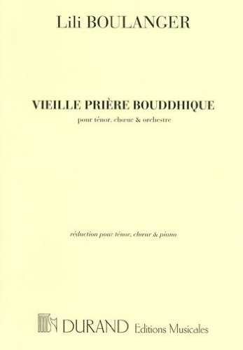 Vieille Priere Bouddhique, Vocal Score (Durand)