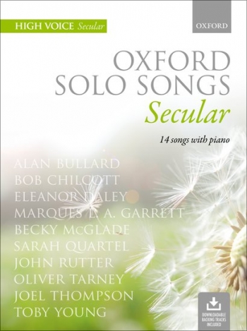 Oxford Solo Songs: Secular 14 Songs With Piano: High Voice & Audio (OUP)