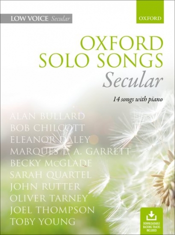 Oxford Solo Songs: Secular 14 Songs With Piano: Low Voice & Audio (OUP)