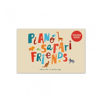 Piano Safari Friends Sticker Replacement Book