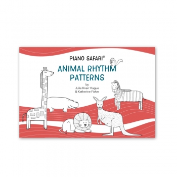Piano Safari Friends Animal Rhythm Patterns - Cards