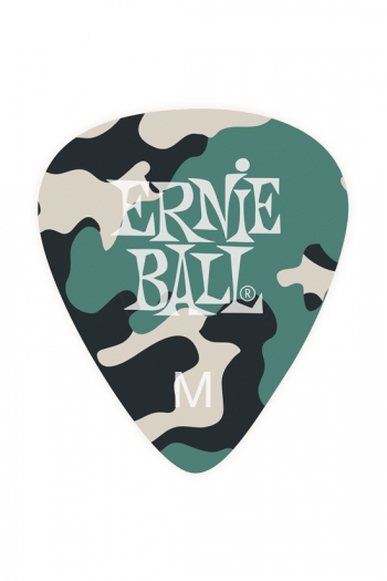 Ernie Ball Medium Camouflage Pick (12 Pack)