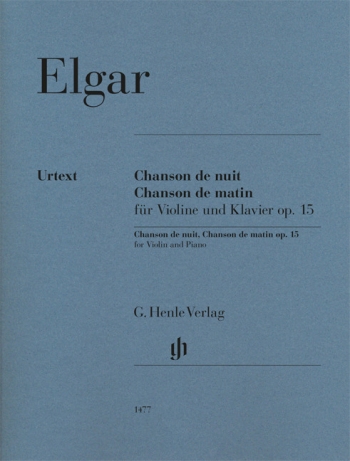 Chanson De Nuit, Chanson De Matin Op.15: Violin & Piano (Henle)