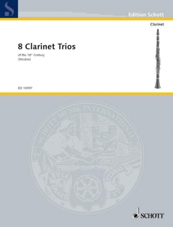 8 Clarinet Trios Playing Score (Schott)