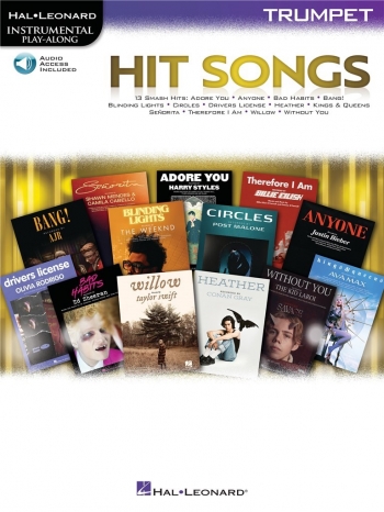 Instrumental Play-along: Hit Songs Trumpet: Book & Download