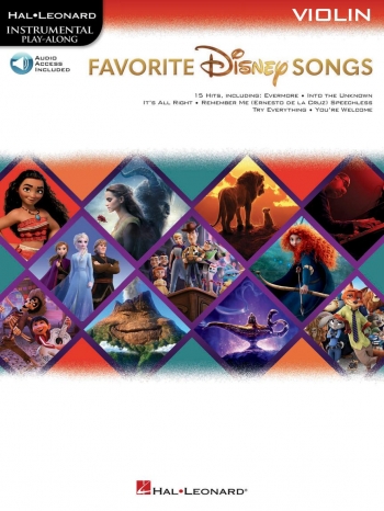 Instrumental Play-Along Favorite Disney Songs: Violin (Book/Online Audio)
