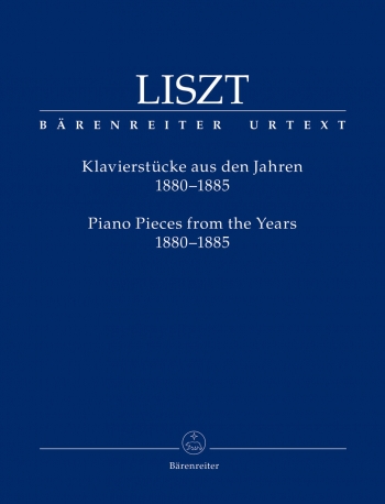 Piano Pieces From The Years 1880–85 (Barenreiter)