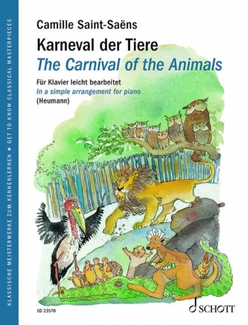 The Carnival Of The Animals Simple Arrangement Piano (Schott)