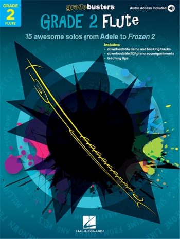 Gradebusters Grade 2 Flute: 15 Awesome Solos From Adele To Frozen 2