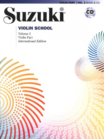 Suzuki Violin School Vol.2 Violin Part Book & Cd (Hilary Hahn)