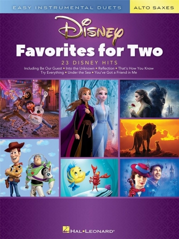 Disney Favourites For Two Alto Saxes: 23 Disney Hits