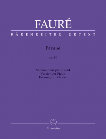 Pavane Op.50: Piano (Barenreiter)