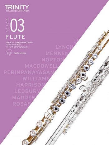Trinity Flute Exam Pieces Grade 3 From 2023 Flute Piano & Audio