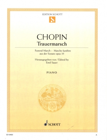 Sonata Op.35 Bb Minor:  Funeral: Piano (Schott)