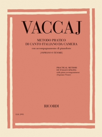 Practical Method (Metodo Pratico Di Canto) High Voice: Sop Or Tenor: Book (Ricordi)
