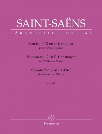 Sonata No. 2 For Violin And Piano In Eb Major Op.102