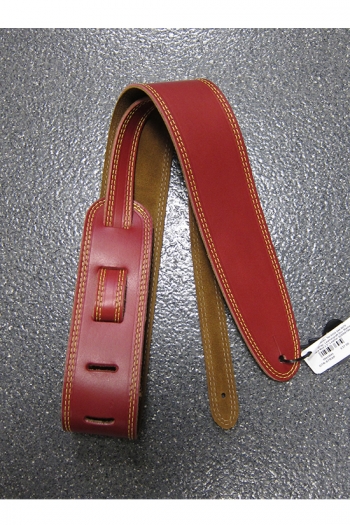 Leathergraft Doc Martin Standard Red 2.5" Leather Guitar Strap