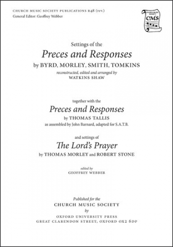 Tudor Preces And Responses SAATB/SATB Vocal  (OUP)