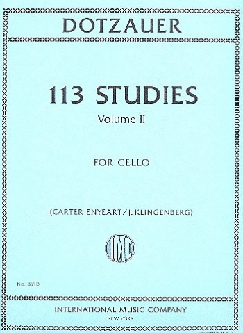113 Studies Book 2 Cello Solo (International)