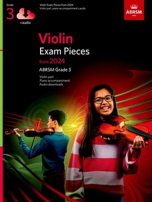 ABRSM Violin Exam Pieces Grade 3 2024 Violin Part, Piano Accompaniment & Audio