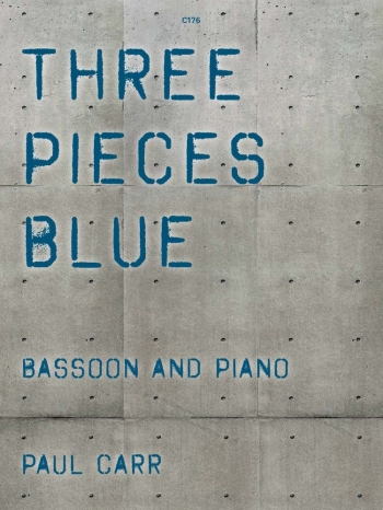 Three Pieces Blue. Bassoon & Piano (Clifton Ed)