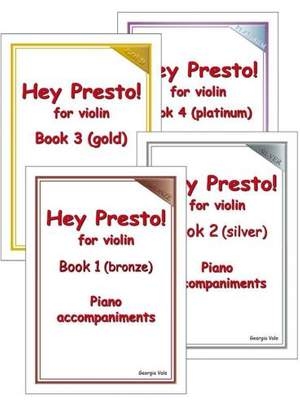 Hey Presto Bundle! For Violin Accompaniment Book 1 - 4
