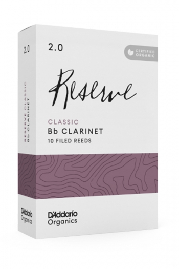 D'Addario Organic Reserve Classics Bb Clarinet Reeds 10-pack