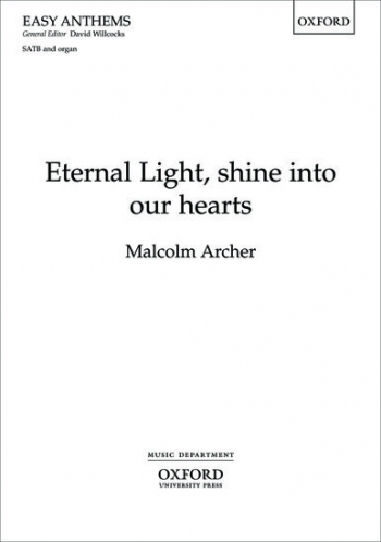  Eternal Light, shine into our hearts for SATB and organ