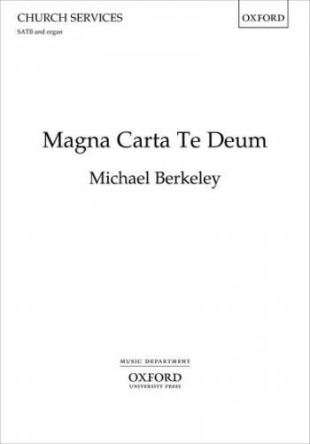 Magna Carta Te Deum for SATB and organ