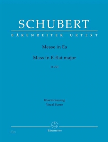 Mass In Eb Major D950: Vocal Score (Barenreiter)