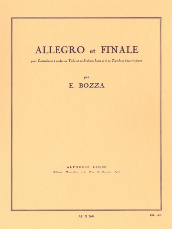Allegro & Finale: Bass Trombone And Piano (Leduc)