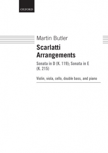 Scarlatti Arrangements For Violin, Viola, Cello, Double Bass, And Piano