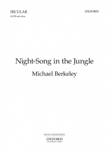 Night song in the jungle for SATB and oboe