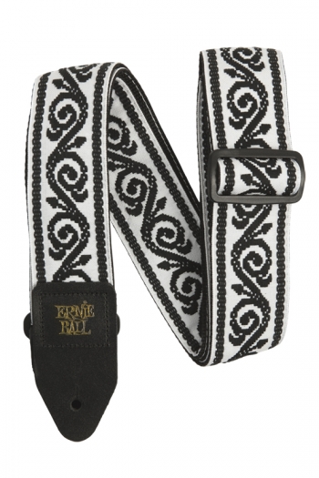 Ernie Ball Jacquard Black Vine Guitar Strap