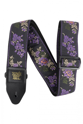 Ernie Ball Jacquard Lavender Blossom Guitar Strap