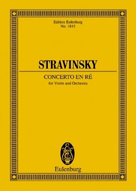 Concerto In D: Violin & Orchestra: Miniature Score