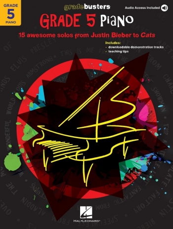 Gradebusters Grade 5 Piano: 15 Awesome Solos From Justin Bieber To Cats: Book & Audio