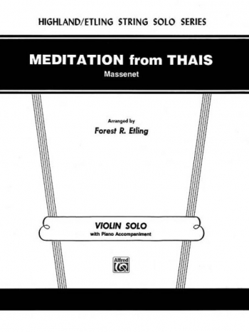 Meditation From Thais: Violin And Piano (Alfred)