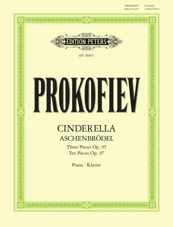 Thirteen Pieces From Cinderella Piano Solo (Peters)