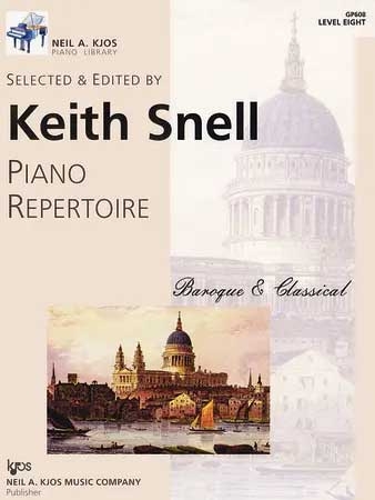 Piano Repertoire: Baroque & Classical 8 Piano Solo (Kjos)